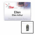 Preferred Vinyl Name Tag Holder w/ Clip (3 1/2"x2 1/4")